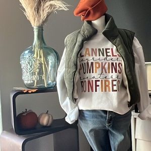 Fall crew neck sweatshirt